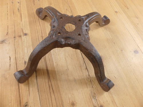 Cast iron stool base prong - stool,